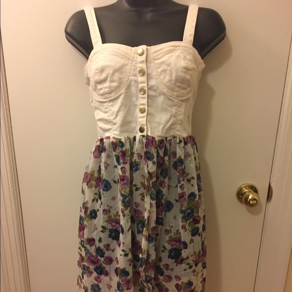 forever 21 button up spring dress